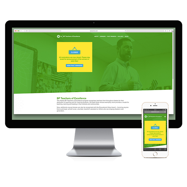 BP Teachers of Excellence Microsite