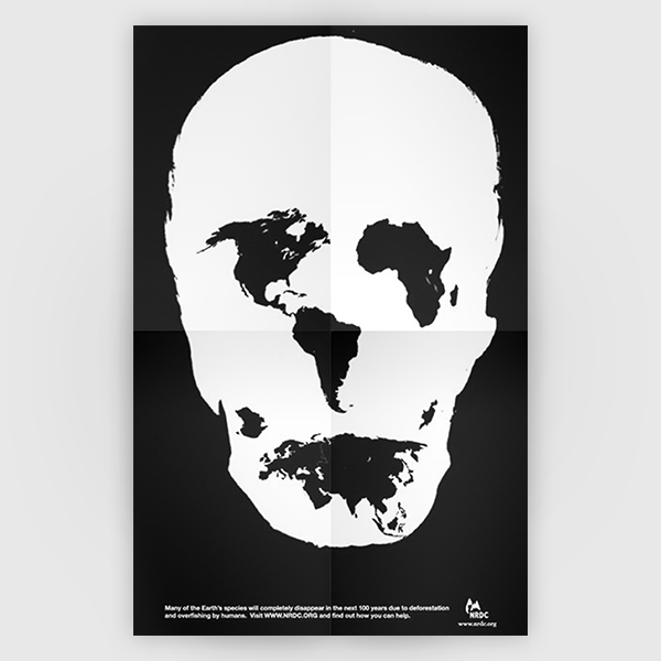 Natural Resources Defense Council - Skull Planet Poster